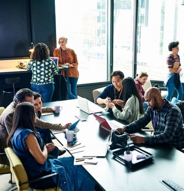 People Working In An Office