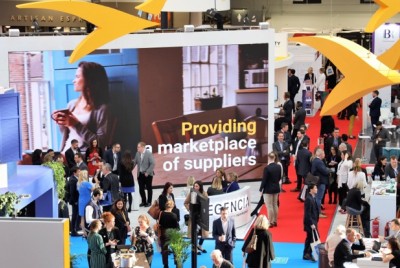 Business Travel Leaders Mixing At BTS